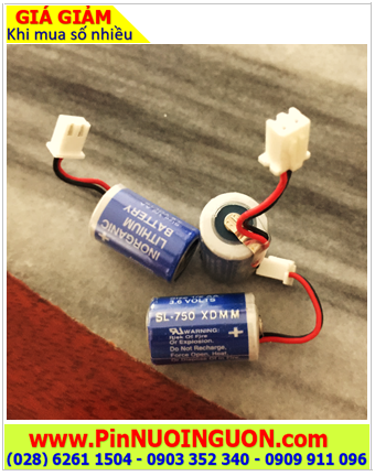 Sonnecell SL-750, Pin nuôi nguồn PLC Sonnecell SL-750 lithium 3.6v 1/2AA 1000mAh _Xuất xứ Đức